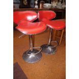 Pair of retro style bar stools