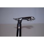 Jaguar handle walking stick