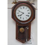 Early 20th century wall clock, currently ticking