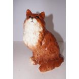 Beswick ginger persian cat Height 21 cm