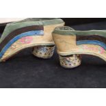 Pair of Chinese child's shoes (Early)