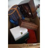 Box to include musical jewellery boxes & others