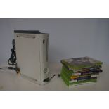 Xbox 360 with games & turntable with accessories (Untested)