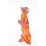 Anita Harris Meertkat signed in gold Height 29 cm