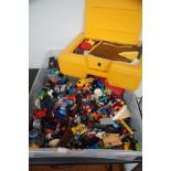 Very large box of lego together with a box of K'NE