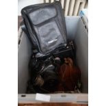 Box of vintage & collectable cameras