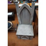 Gothic style chair Height 107 cm