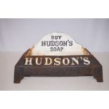 Original heavy cast puppet drinking trough, Hudson