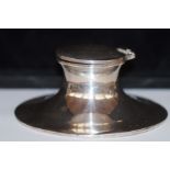 Silver capstan inkwell