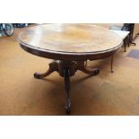 George III tilt top table 120 cm diameter