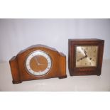 2 1930's mantle clocks, 1 converted