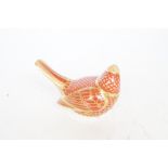Royal crown derby red cardinal gold stopper