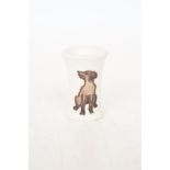 Moorcroft Labrador vase Height 5 cm