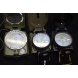 3 Military style compasses