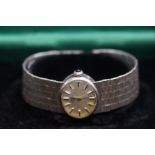 Vintage silver ladies rotary wristwatch boxed