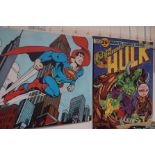 Incredible hulk & spider man canvas