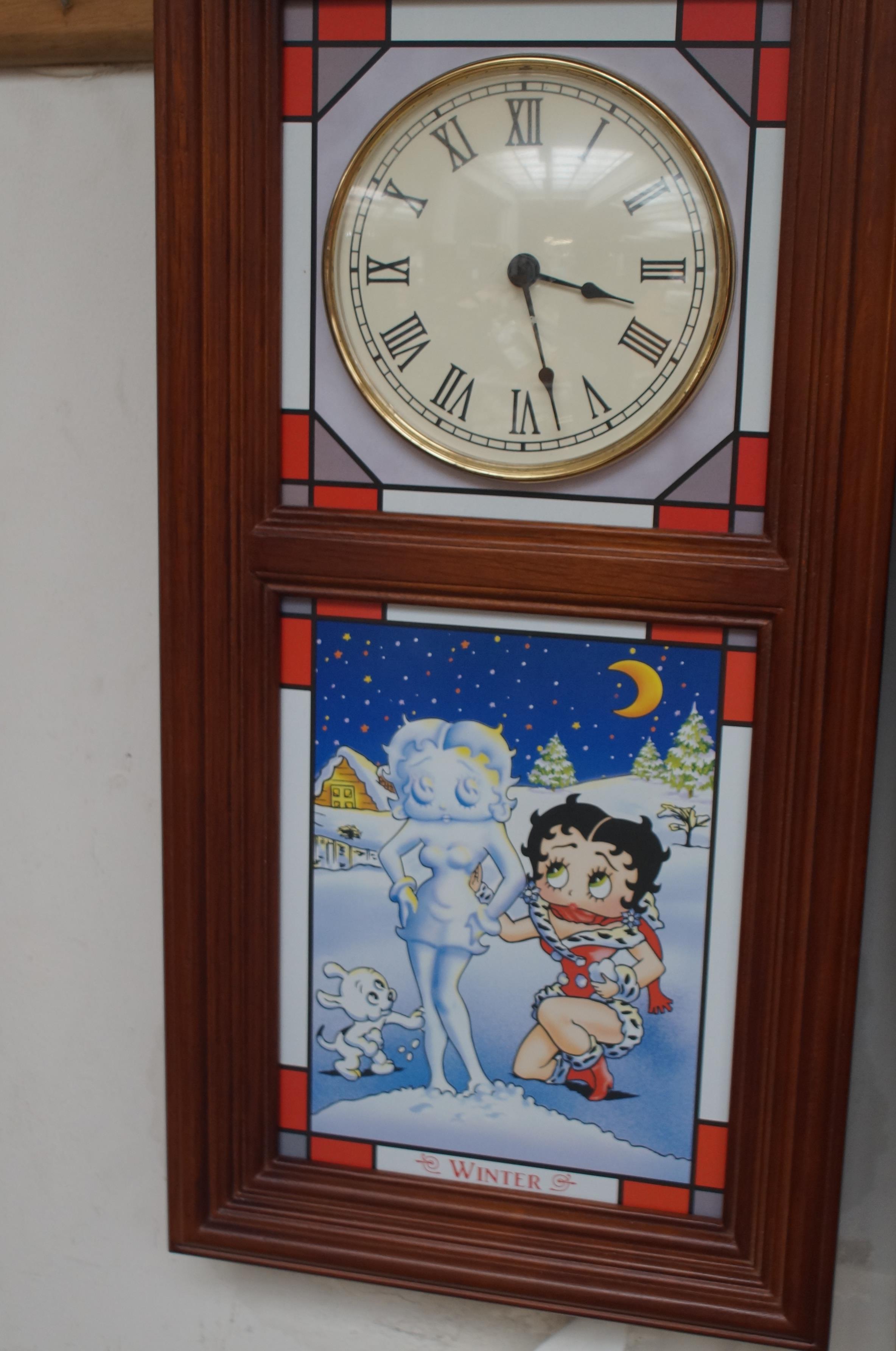 Betty Boop wall clock