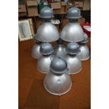 8 large Industrial lamps