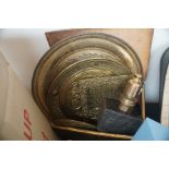 Box of brass ware