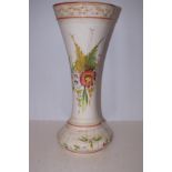 Large flower vase, hairline crack Height 54 cm