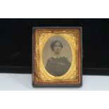 Victorian framed portrait of a lady