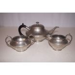 English pewter 3 piece tea set (My Lady)