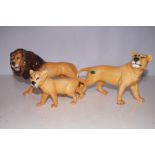 Beswick Lion family Widest 23 cm