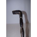 Antler walking stick