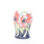 Moorcroft yeats poppy vase limited edition Height
