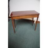 Victorian mahogany folding table