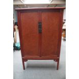 Chinese 2 door cupboard with integral drawers 142