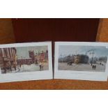 2 Bernard Mc Mullen signed prints 'Mersey Square'