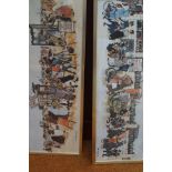 2 prints by M Chapman 32cm x 96cm