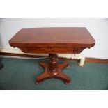 Victorian Mahogany card table.