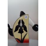 Lorna Bailey Black orchid teapot Limited edition