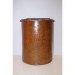 Fire side wooden log bucket