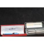 Kingsley ball point pen together with case set of
