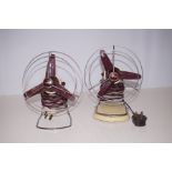 Pair of early pifco desk fans
