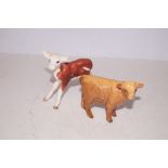 Beswick Lamb & Beswick calf