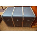 Large vintage travel trunk