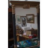 Very large over mantle mirror