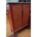 Chinese 2 door cupboard with integral drawers 142