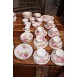 Royal Albert american beauty tea set 43 pieces