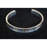 Silver Tiffany & co bracelet 1837-1997