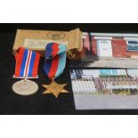 WWII service medal & 1939-1945 star