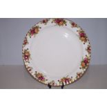 Royal Albert old country rose plate Diameter 34 cm