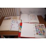 4 Albums of British & world stamps