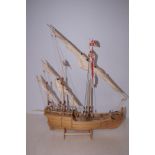 Model of a galleon Height 46 cm