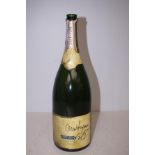 Champagne bottle signed by Ryan Giggs & Alex Fergu