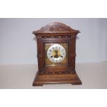 Early 20th century wood case mantle clock